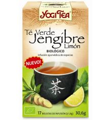 Yogi Tea Te Verde Jengibre -limon Bio