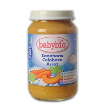 Buenas Noches Zanahoria-calabaza-arroz Babybio