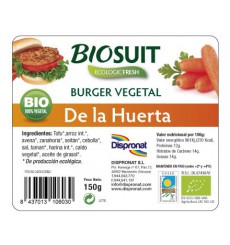 Burger Vegetal De La Huerta (zanahoria) De Biosuit