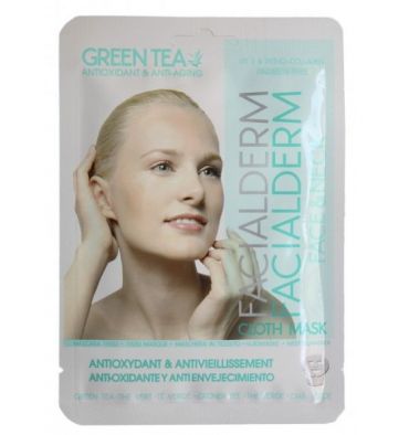 Máscara Tissu-té Verde Anti-oxidante De Facialderm