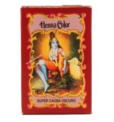 Henna Super Caoba Oscuro Polvo De Radhe Shyam