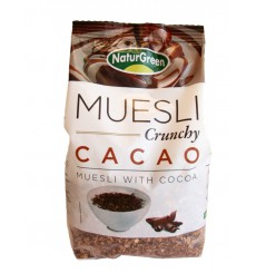 Naturgreen Muesli Cruchy Cacao 375gr (almond)