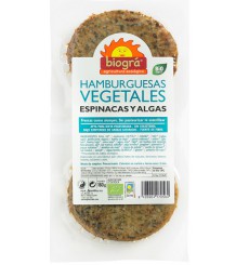 Hamburguesa Vegetal (algas+espinaca) De Biogra