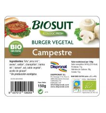 Burger Vegetal Campestre (champiñón) De Biosuit