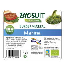 Burger Vegetal Marina (con Algas) De Biosuit